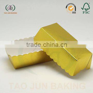 Food Grade Rectangle Shaped Disposable Paper Cake Baking Cups Cupcake Liners Lace Edge photo-4