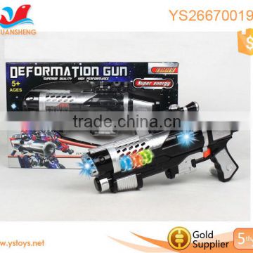 Popular safe shock laser tag gun flashing gun toys plastic electric gun