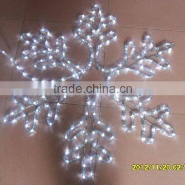 christmas decorative rope light motif snowflake