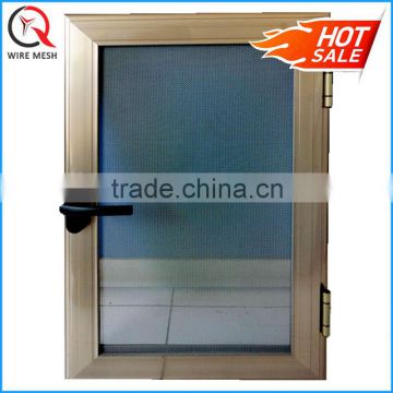 Rigid metal screen mesh for windows