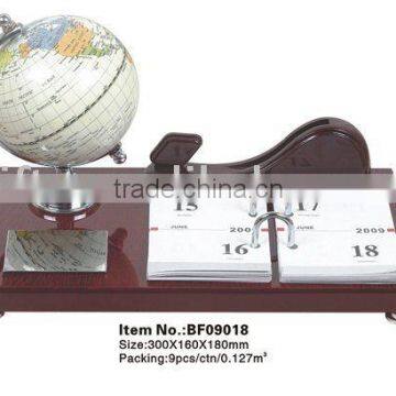 Wooden desk set&Calendar:BF09018