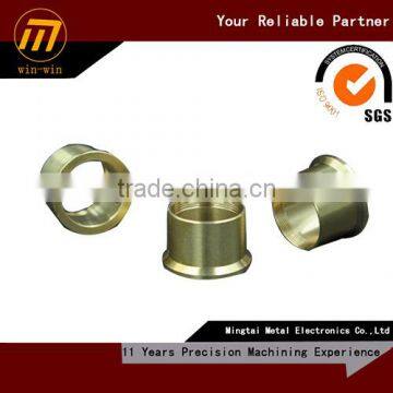 custom precision machining sleeve type brass bushing