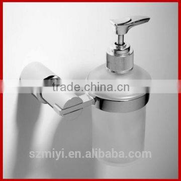 wall mounted type soap dispenser brass with chrome finished