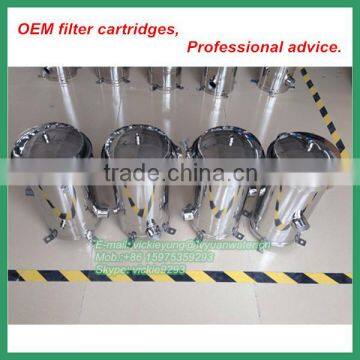 Polishing stainless steel multi series precision filter device with pleated filter