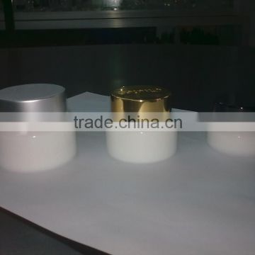 fancy empty white jade glass jars for sale