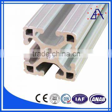 shanghai Brilliance factory ISO9001 extruded aluminum profile