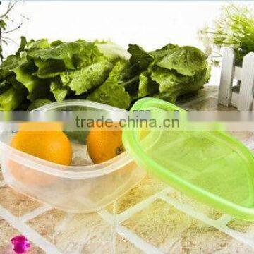 High quality square kitchen food container with low price