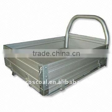 Mini aluminum tray body for show