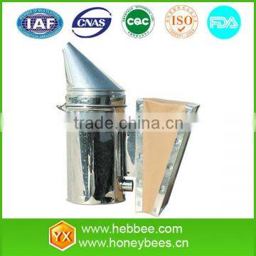 beekeeping equipment stainless bee smoker with protective fence