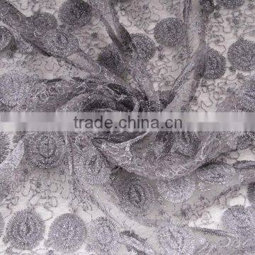 Indian circle water soluble embroidery lace fabric
