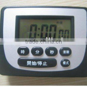 digital kitchen timer with clock with magnetic clip