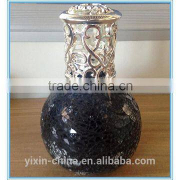 Aromatherapy Fragrance Lamp12/Oil lamp with wick/Mosaic glass oil burner/Home decoration