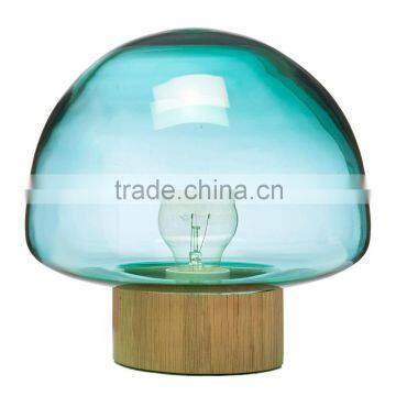 Glass Lamp Shade With Elegant Writing Table Lamp photo-2