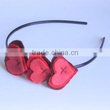 Hot Sale Heart Shape Felt Headband For Pretty Baby Girls photo-5