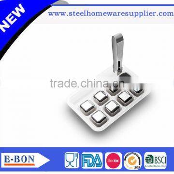 Hot sale stainless steel ice cube bar tools for advanced bar