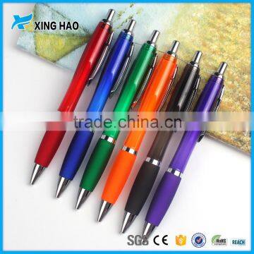 Hot promotion plastic ball pen in high quality for school supplier