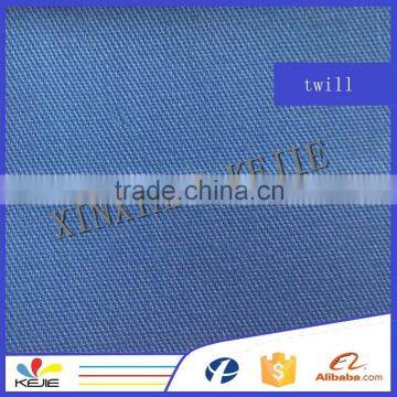 Kejie Supply Stock T/C65/35 20*16 128*60 White Lincom Polyester Twill Fabric photo-5