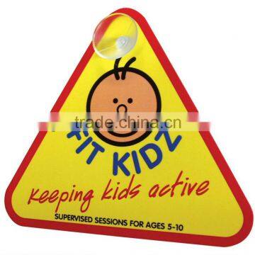 triangle baby on board window warning sign (M-CS049)