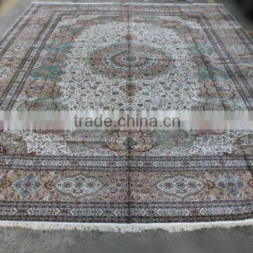 new model! peisian hand knotted silk rug handmade silk carpet