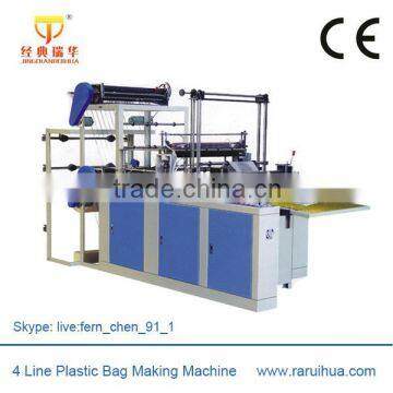 Heat Sealing and Cutting Poly Bag Making Machine Factory photo-3