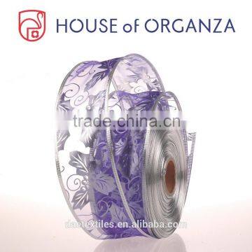 Gift Decorative Organza Wired Christmas Ribbons Quality Choice photo-3