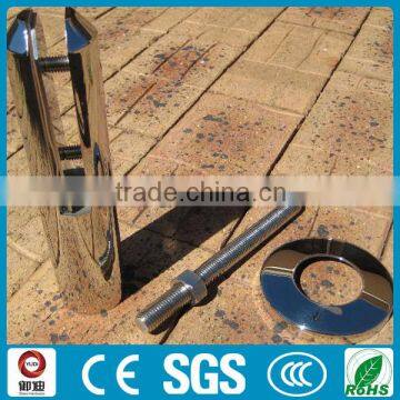 Framelss glass pool fence stainless steel spigot