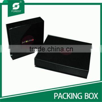 FOLDED PACKING BOX WITH MATT LAMINATION JEWELRY PACKING BOX photo-4