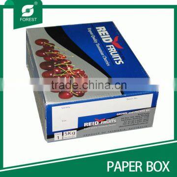 EXPORT 5 KGS FRESH CHERRIES TOP AND BOTTOM CARRIER BOX photo-3