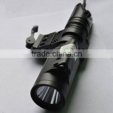 Tactical Green Laser Sight and 1000 Lumen Led Cree Flash Light Combo for Long Gun photo-3