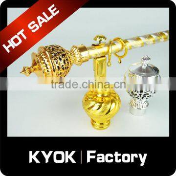 KYOK High Quality Plastic Curtain Rod Finials, Plastic Curtain Rod Finials,Aluminum Double Curtain Poles Wholesale