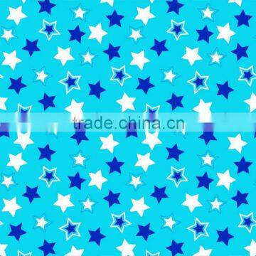 good quality super soft star print flannel fleece fabric