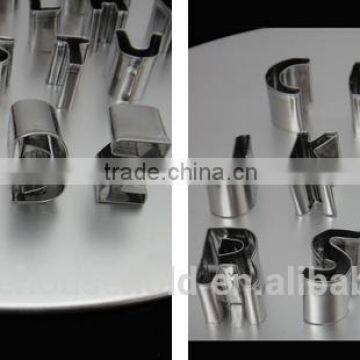 High Quality Hot Selling 26 Pcs Letters Stainless Steel Cookie Cutters photo-3