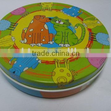 round tin box