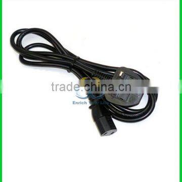 Official UK Plug 2 Pin Microsoft Slim Power Cable for Xbox 360 Genuine Black Lead