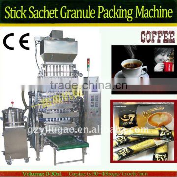 Multi-lane stick sachet granule packaging machine/coffee packing machine