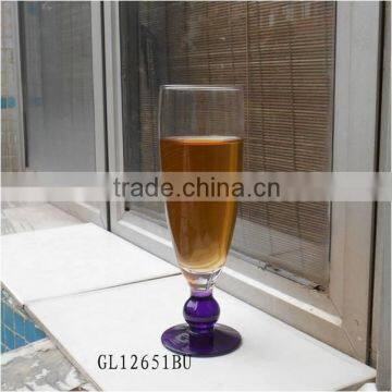450ml promotional color footed thine pilsner beer glass
