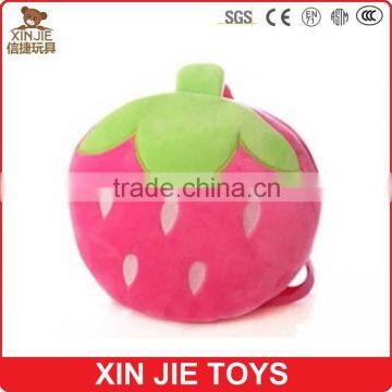 children strawberry shape water bottle bag fashion kids fruit shape candy bag nice children plush coin purse