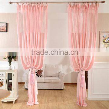 Home decor elegant pinch pleated top antibacterial hospital curtain