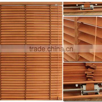 Interior decoration 50mm real basswood wood venetian blind