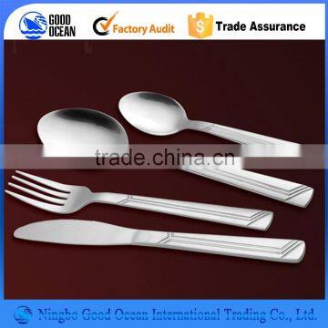 golden stainless steel Flatware Sets