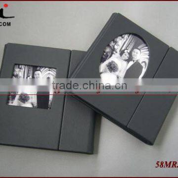 Leather CD Box,Black PU CD Case