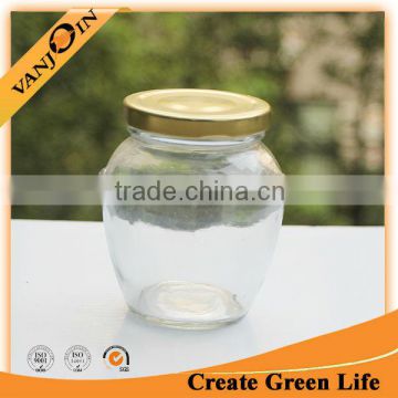 Clear Chutney Orcio Glass Jar With Metal Cap