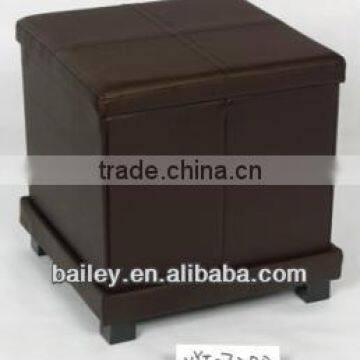 with leg brown PU container