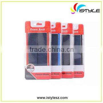 New Type Customized Color and Logo Real Capacity 10000mah Portable Solar Power Banks With Powe for Mobile Phones and USB Devices photo-2