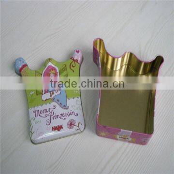 Crown Shaped Cute Candy Metal Tins for Kids photo-3