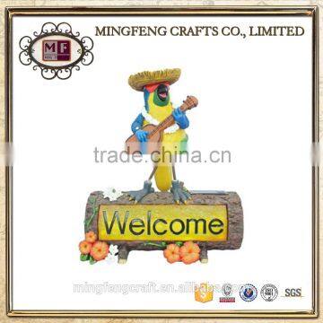 Solar Resin Bird Ornaments Crafts for Home Decoration photo-3