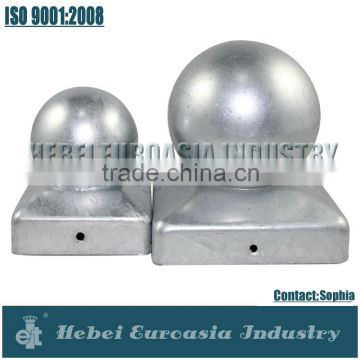 Galvanized Steel Fence Post Caps for Decorative