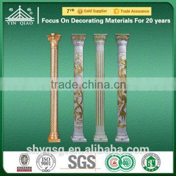 Interior Outdoor Natural Fiberglass GRC Garden Design Roman Pillar Column