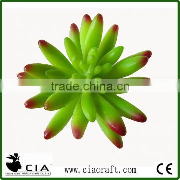 Large Artificial Succulent Plants Succulent Pick in Light Green with Red Tip