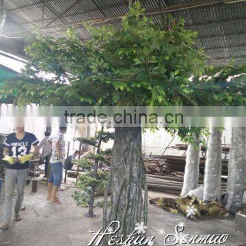 Selling outdoor large artificial tree plastic tree for garden decoration